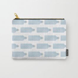 Vintage Bottle Stripes Carry-All Pouch | Babyblue, Water, Digital, Stripes, Lake, Distressed, Sea, Graphicdesign, Ocean, Bottle 