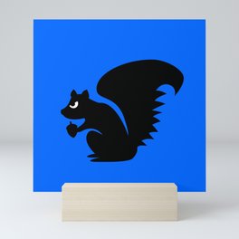 Angry Animals: Squirrel Mini Art Print