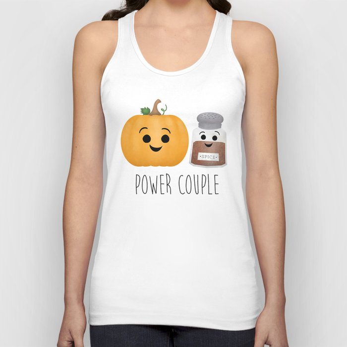 Pumpkin + Spice = Power Couple Tank Top