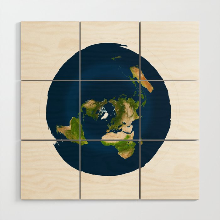 Earth flat model top