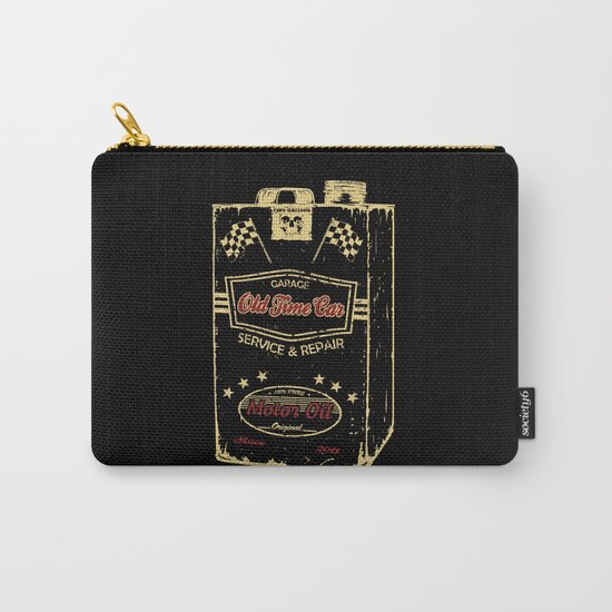 Old Time Car Oil Can Carry-All Pouch