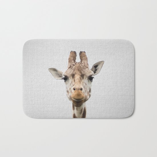 Giraffe - Colorful Bath Mat