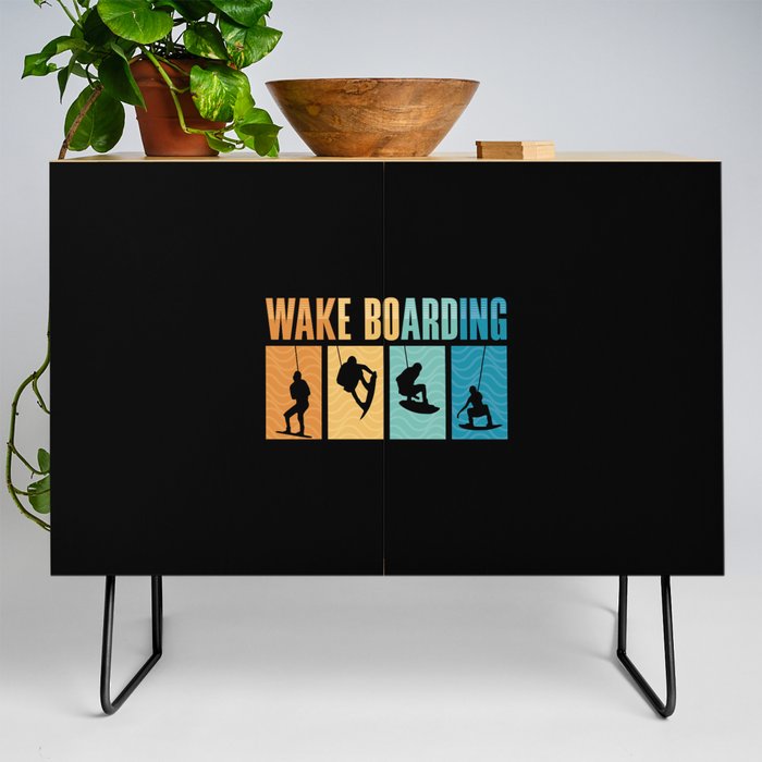 Wakeboard Wake Boarding Wakeboarder Wakeboarding Credenza
