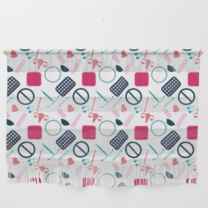 Contraception Pattern Wall Hanging