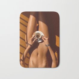 Cookies and Tea Bath Mat | Color, Keywest, Female, Body, Photo, Sexy, Hollywood, Woman, Soho, Photographs 