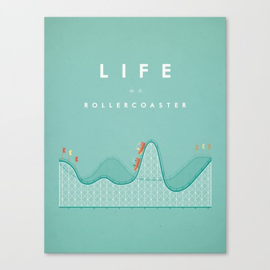 Rollercoaster Canvas Print
