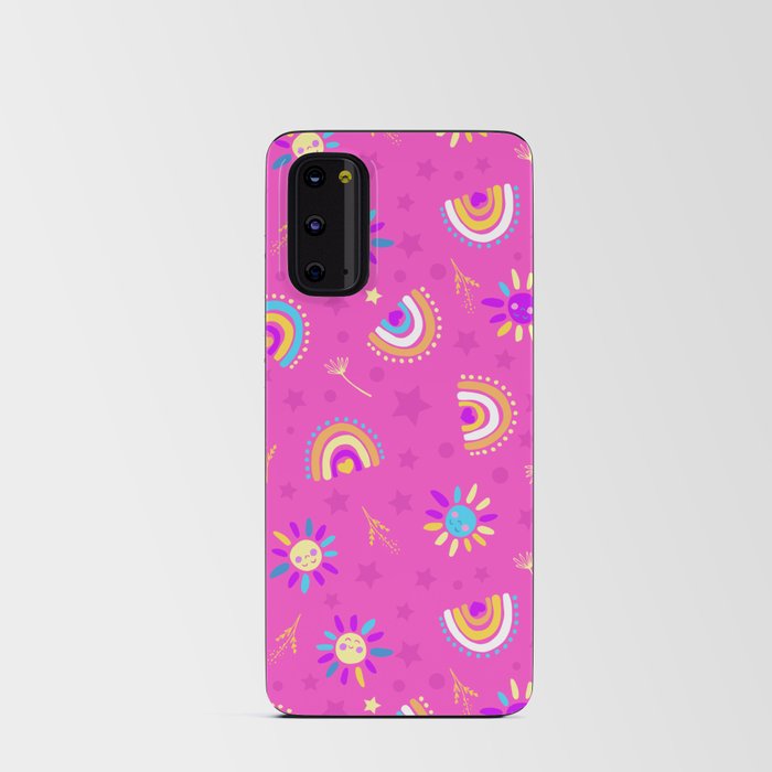 Hot Pink Sky Android Card Case