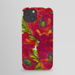 Bold Poppies iPhone Case