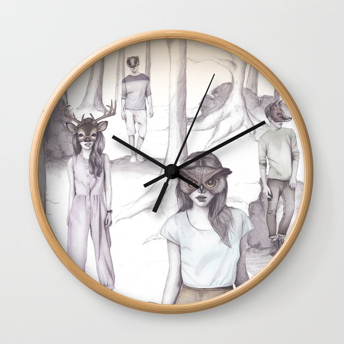 Forest Fashion Wall Clock