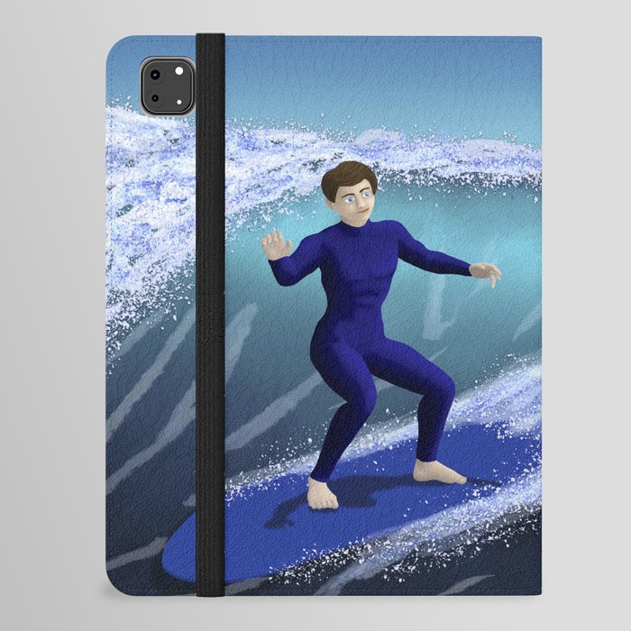 Surfing with a Seal iPad Folio Case