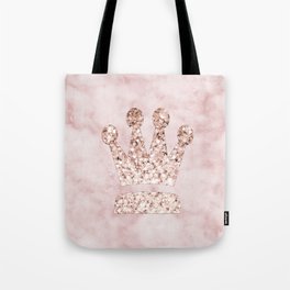 Rose gold - crown Tote Bag