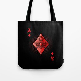 Diamond Poker Ace Casino Tote Bag