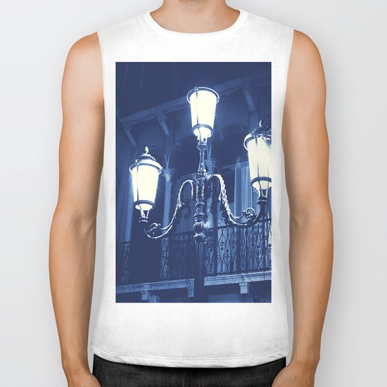 Venice lights up my heart Biker Tank
