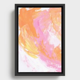 Abstract 903 Framed Canvas