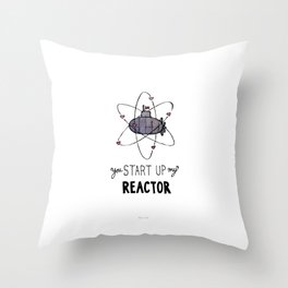 You Start Up My Reactor - Submarine Valentine Throw Pillow
