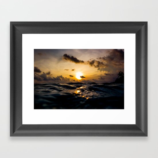 Fire Sky Framed Art Print