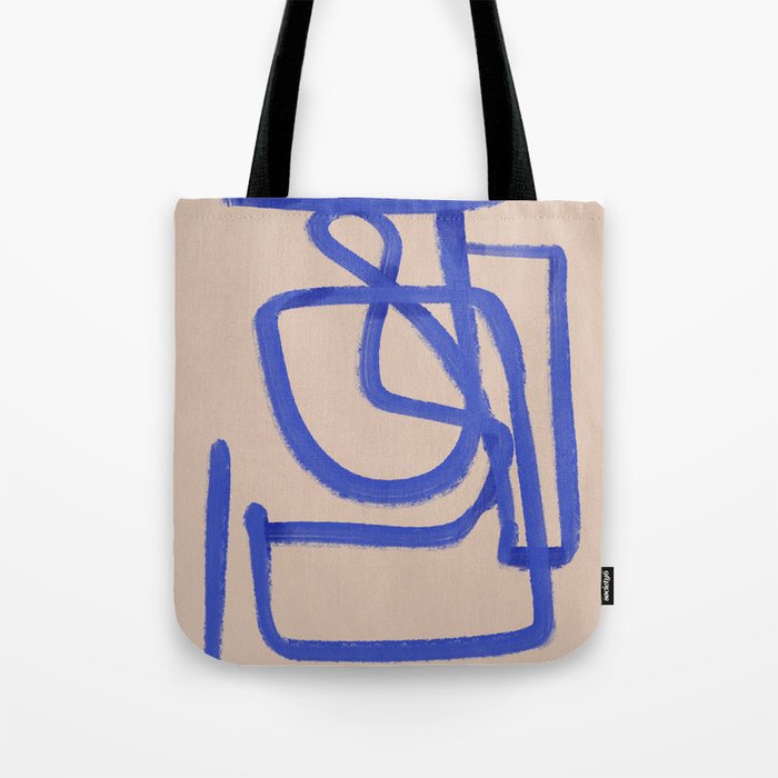A blue eternal labyrinth Tote Bag