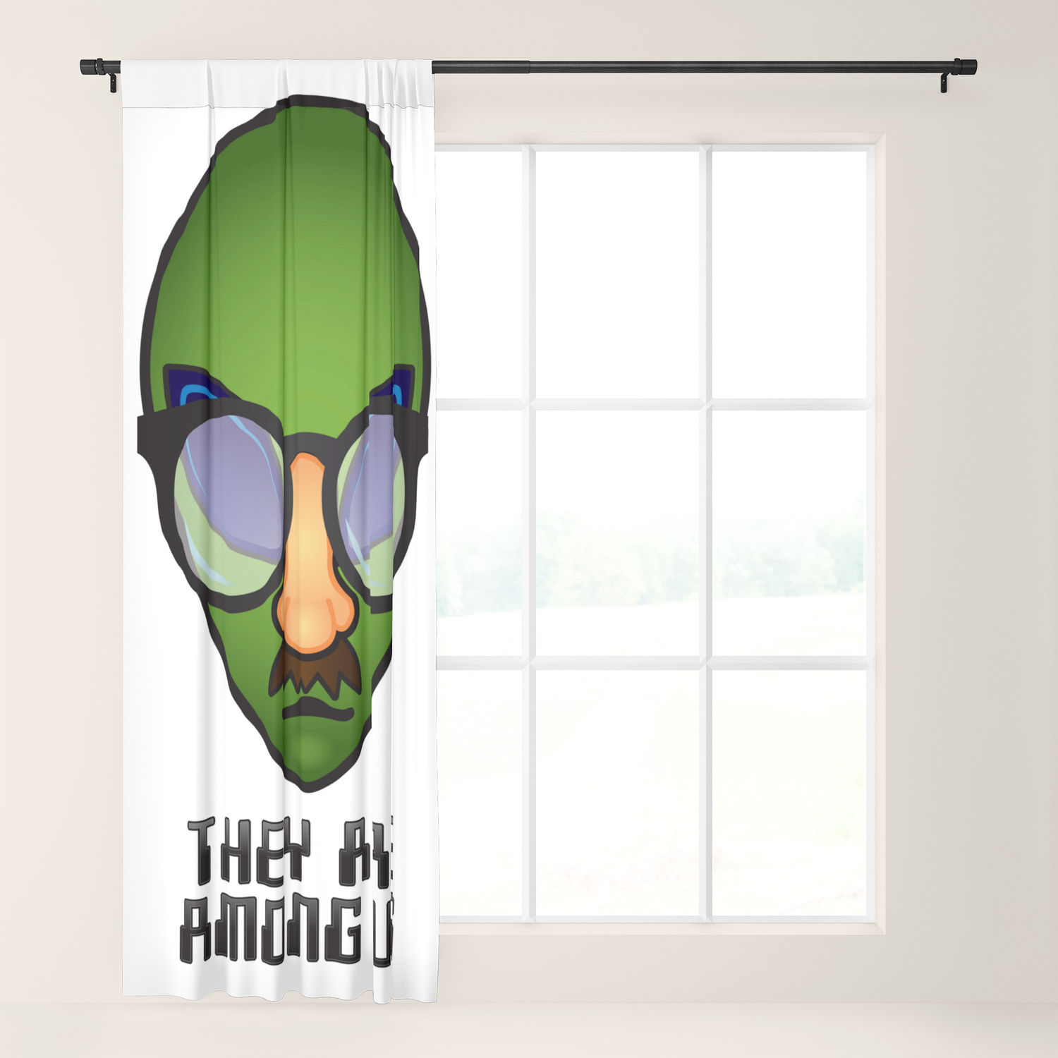 They Are Among Us Blackout Curtain By Area51designs Society6