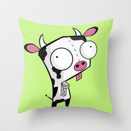 Cow Gir Throw Pillow