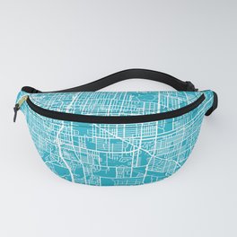 Memphis Map Tennessee | Blue & Cyan | More Colors, Review My Collections Fanny Pack