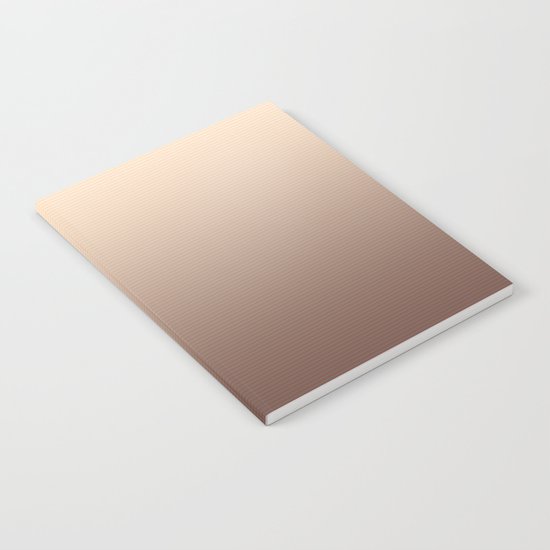 RoseGold Stripes Notebook