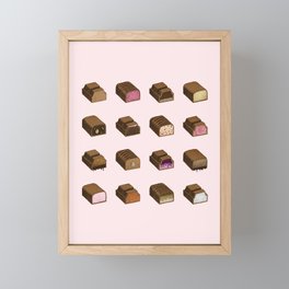 Chocolates Framed Mini Art Print