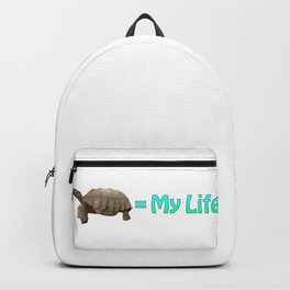 My Sulcata = My Life Backpack
