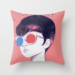lets get lost Throw Pillow