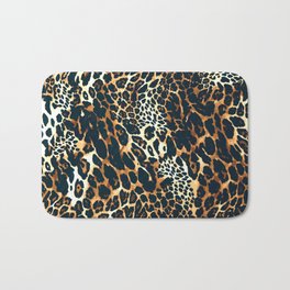 Leopard Spotted Animal Print Bath Mat