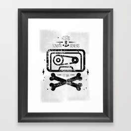 Pirate Tape Framed Art Print