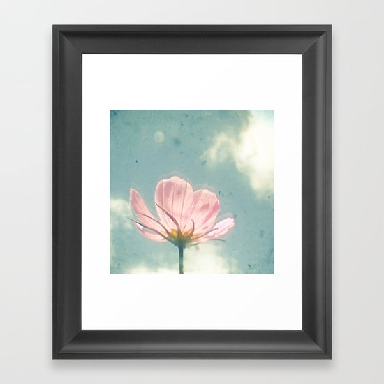 Pink Cosmos Framed Art Print