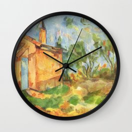 Paul Cezanne - Le Cabanon de Jourdan Wall Clock