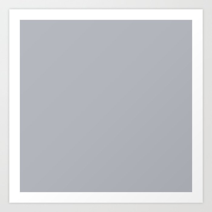 Cloud Cover Gray Art Print