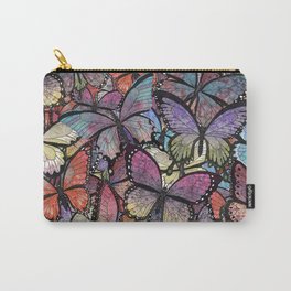 butterflies aflutter colorful version Carry-All Pouch