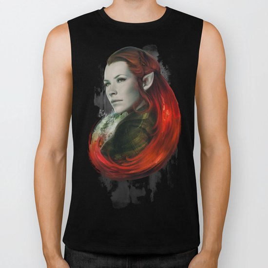 Head of Elven Biker Tank