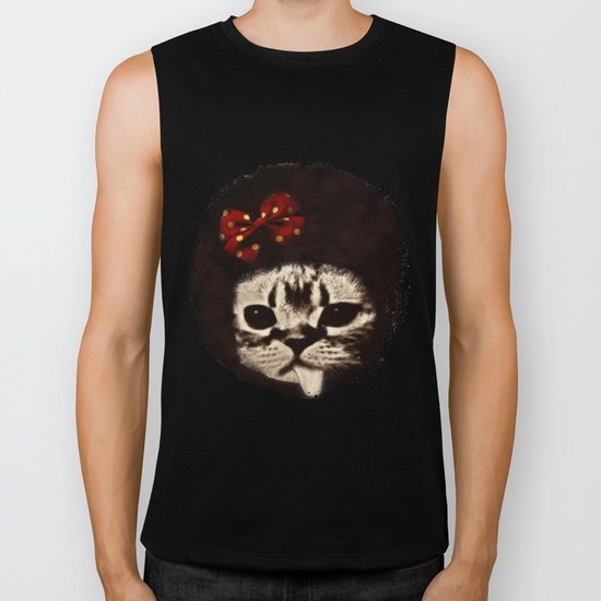 Cat (Pack-a-cat) Biker Tank