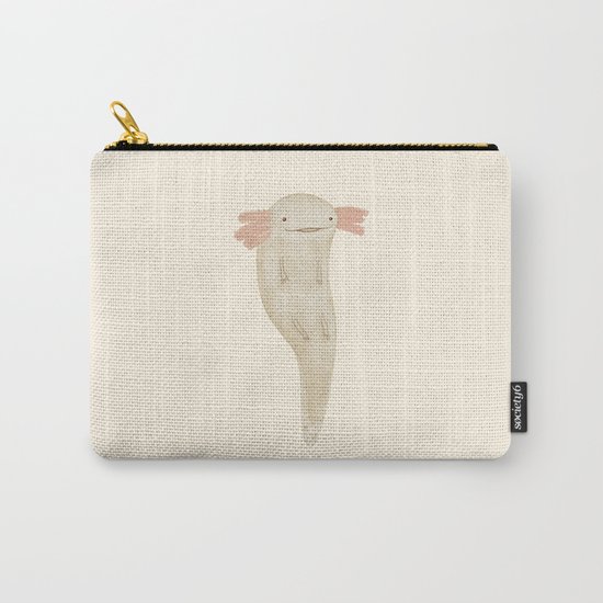 Floating Axolotl Carry-All Pouch