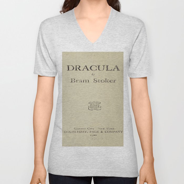 Page - Dracula  V Neck T Shirt