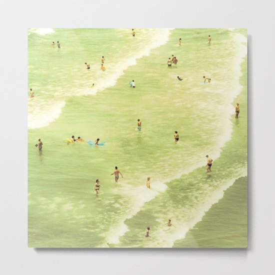 Let's Go Swimming Metal Print