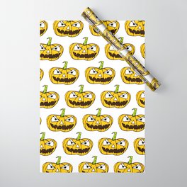 Halloween Pumpkin Background 05 Wrapping Paper