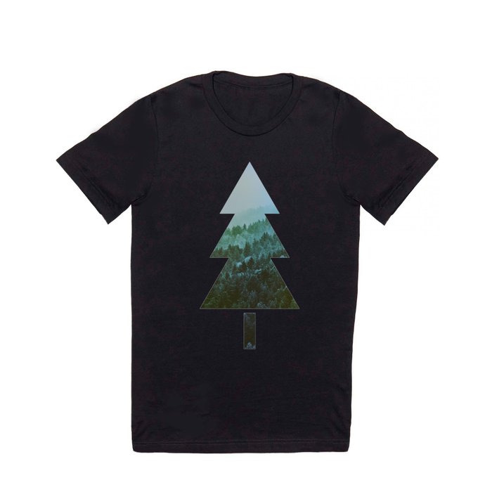 Forest in the fog T Shirt