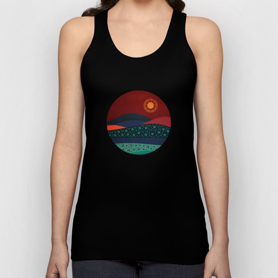 circular landscape Unisex Tank Top