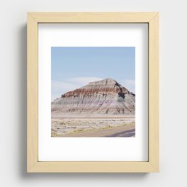 The Teepees - Painted Desert - Petrified Forest National Park Recessed Framed Print