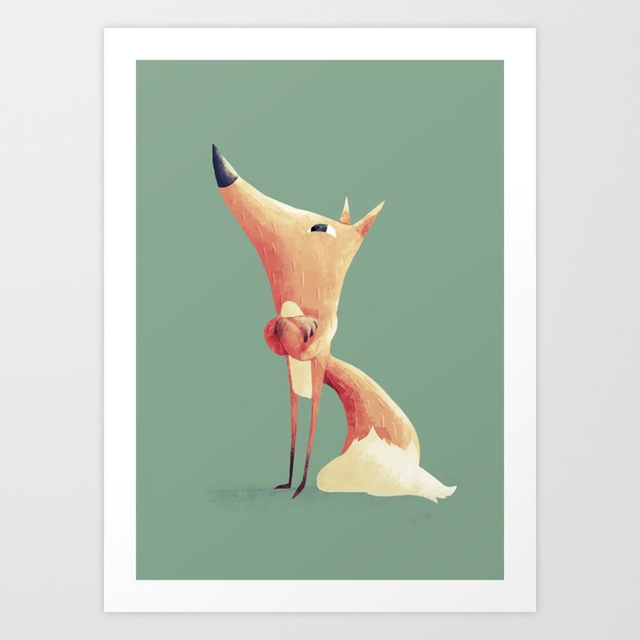 Freddie the Fox Art Print