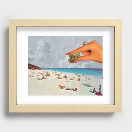 Life's a Beach Recessed Framed Print