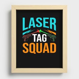 Laser Tag Game Outdoor Indoor Player Recessed Framed Print