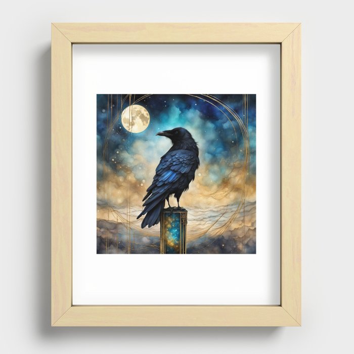 Raven Dream Recessed Framed Print