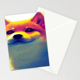 Rainbow pup Stationery Cards