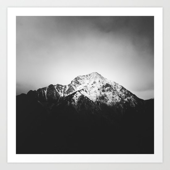 Black and white snowy mountain art print by patriklovrinphotography society6 Black and white snowy mountain art print by patriklovrinphotography society6