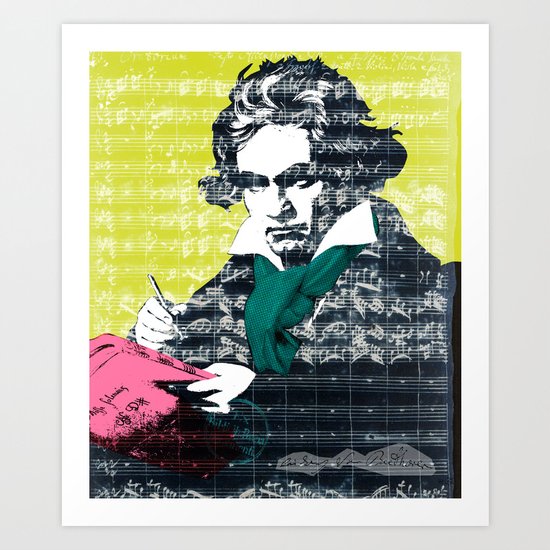 Ludwig van Beethoven 9 Art Print